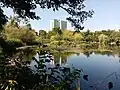 Blick über den Südparkteich