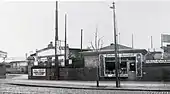 Einfahrt zum Preußischen Freiladebahnhof, Delitzscher Straße, 1937