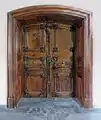 Portal zum ehemaligen Kantonsgericht in St. Gallen, wo 1862 unter Aeplis Präsidium das Bundesgericht tagte