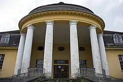 Eingang Heeressportschule Wünsdorf (2017)