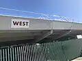 Der Haupteingang West des Sportpark Nord