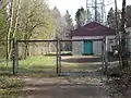 Eingang zum Sender Riedlingen auf dem Österberg bei Grüningen