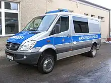 Einsatzwagen der Wasserschutzpolizei Berlin
