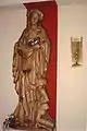 Elisabethstatue und Reliquiar