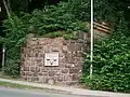 Eisenbahnüberführung Mittweida, Hainichener Straße, Widerlager
