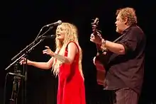 Eivør Pálsdóttir und Sebastian beim Tønder Festival 2006