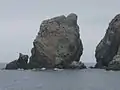 Ostseite des Felses El Gat am Cap Norfeu