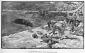 El arrastre, La Ilustración Artística, 1890.