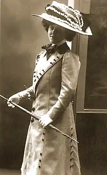Elegante Dame. Fräulein Walker