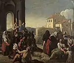Aniello Falcone: Almosen der hl. Lucia, ca. 1630–50, Museo di Capodimonte