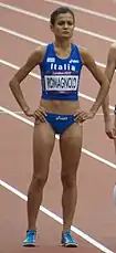 Die siebtplatzierte Elena Romagnolo, die drei Tage später Rang acht über 10.000 Meter erreichte