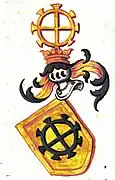 Wappen der Meisterin Elisabeth von Mülinen, ca. 1350