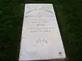 Grabstein als Teil des Mormon Pioneer Memorial Monument, dem Privatfriedhof von Brigham Young