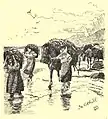 “Our Escort Into Glenaragh”, Skizze von Elizabeth Thompson, um 1909.