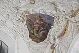 Eckmedaillon, heiliger Georg