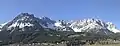 Wilder Kaiser von Ellmau aus gesehen