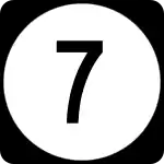 Straßenschild der Delaware State Route 7