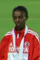 Elvan Abeylegesse kam auf den siebten Platz – 2006 wurde sie EM-Dritte, ihre Olympiamedaillen 2008 wurden ihr wegen Dopingbetrugs aberkannt