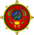 Rechen und Sichel: Wappen der Tuwinischen Volksrepublik