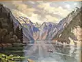 Königssee, um 1930 (Reproduktion von Siegfried Werz)