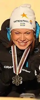 Emma Wikén bei der WM 2013