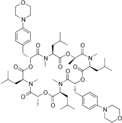 Strukturformel von Emodepsid
