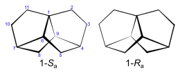 1-Sa- und 1-Ra-Enantiomer von Trinorbornan