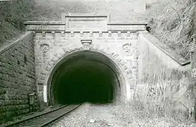 Südliches Portal des Ender Tunnels