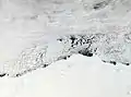 Satellitenaufnahme des eisbedekten Enderbylandes