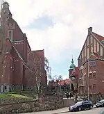 Treppe zur Kirche