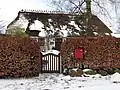 Engelsby-Dorf 9 im Schnee (Foto 2015)