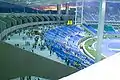 Eine der beiden Hintertortribünen, die für die Olympischen Spiele ausgebaut werden sollen (2007)