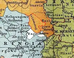 Engilin und Umgebung um 1000