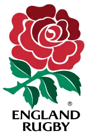 Logo der Rugby Football Union und der Englischen Rugby-Union-Nationalmannschaft