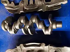 Geschmiedete Kurbelwelle für einen Automotor