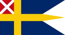 Unionsflagge (Kriegsflagge), 1815 bis 1844; 16:27