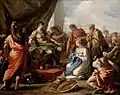 Die Enthaltsamkeit des Scipio, 1719, Öl auf Leinwand, 103 × 128,5 cm, Kunsthistorisches Museum, Wien