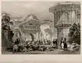 Eingang zum Diwan, Konstantinopel (T. Allom)
