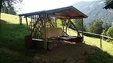 Hollywoodschaukel aus Holz