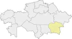 Lage in Kasachstan