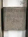 Georg Ofners Grabplatte