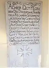 Angela Regandin † 1699