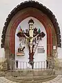 Arma-Christi-Kreuz an der Außenwand der Pfarrkirche Unserer Lieben Frau in Eppingen