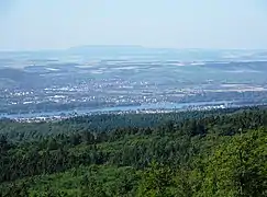 Aus 50 kmvom Taunus­südhang aus
