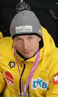 Franke während er Olympischen Spiele 2018