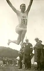 Der Olympiadritte Erik Abrahamsson