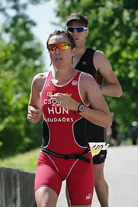 Erika Csomor beim Ironman 70.3 Austria 2012