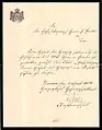Ernennungsurkunde des Herzoglichen Hofmarschallamtes zum Hofphotographen von 1904
