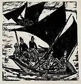 Segelboote auf Fehmarn, 1914