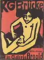 Plakat zur Brücke-Ausstellung von Ernst Ludwig Kirchner, 1905